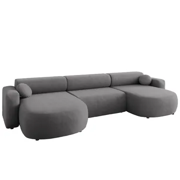 Hanish Sovesofa med dobbel sjeselong 5-seter