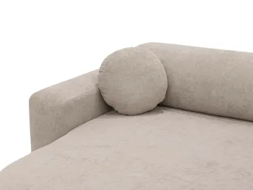 Hanish Sovesofa med dobbel sjeselong 5-seter - Hvit - Møbler - Sofaer - Sovesofaer