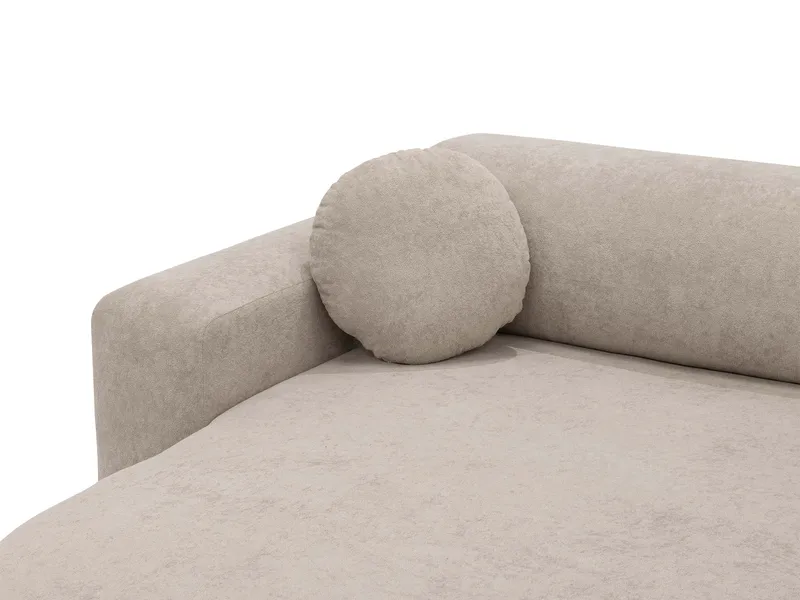 Hanish Sovesofa med dobbel sjeselong 5-seter - Hvit - Møbler - Sofaer - Sovesofaer