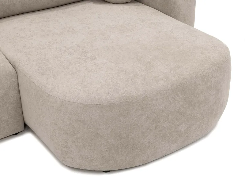 Hanish Sovesofa med dobbel sjeselong 5-seter - Hvit - Møbler - Sofaer - Sovesofaer