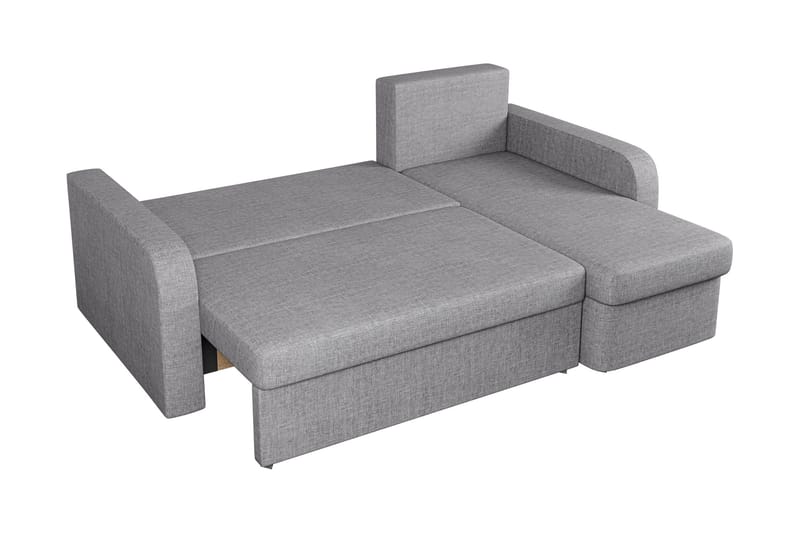 Hardev Sovesofa med Sjeselong 3-seter - Grå - Møbler - Sofaer - Sovesofaer