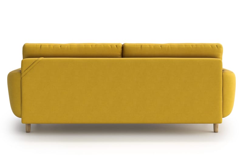 Harrisa 3-seter Sovesofa - Gul - Møbler - Sofaer - Sovesofaer