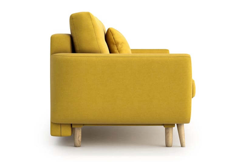 Harrisa 3-seter Sovesofa - Gul - Møbler - Sofaer - Sovesofaer