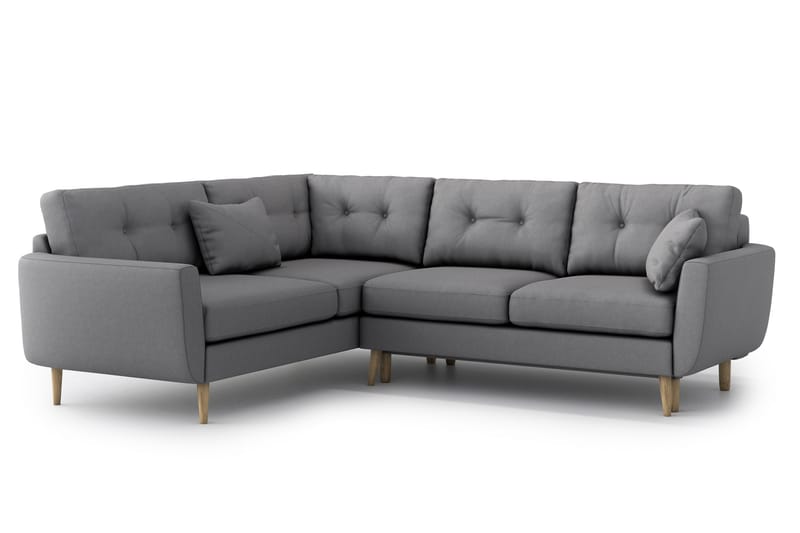 Harrisa Sovesofa med Divan - Grå - Møbler - Sofaer - Sovesofaer