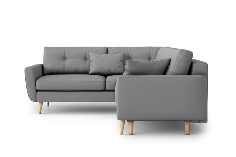 Harrisa Sovesofa med Divan - Grå - Møbler - Sofaer - Sovesofaer