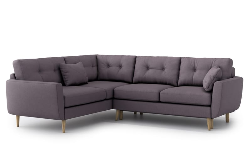 Harrisa Sovesofa med Divan - Lilla - Møbler - Sofaer - Sovesofaer