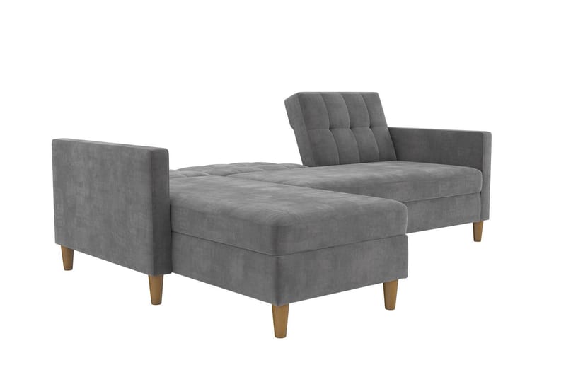 Hartford 3-sits Divansovesofa Grå - Dorel Home - Møbler - Sofaer - Sovesofaer - Sovesofa divan