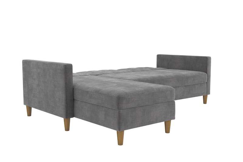 Hartford 3-sits Divansovesofa Grå - Dorel Home - Møbler - Sofaer - Sovesofaer - Sovesofa divan