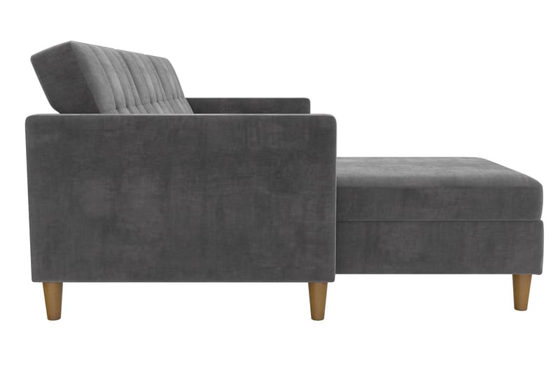 Hartford 3-sits Divansovesofa Grå - Dorel Home - Møbler - Sofaer - Sovesofaer - Sovesofa divan