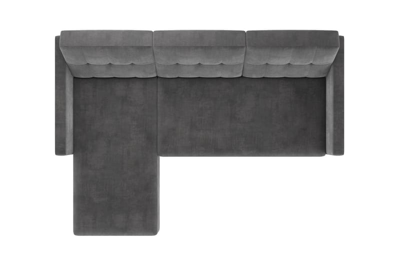 Hartford 3-sits Divansovesofa Grå - Dorel Home - Møbler - Sofaer - Sovesofaer - Sovesofa divan