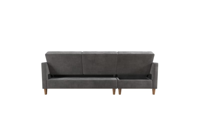 Hartford 3-sits Divansovesofa Grå - Dorel Home - Møbler - Sofaer - Sovesofaer - Sovesofa divan