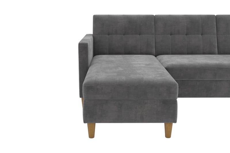 Hartford 3-sits Divansovesofa Grå - Dorel Home - Møbler - Sofaer - Sovesofaer - Sovesofa divan
