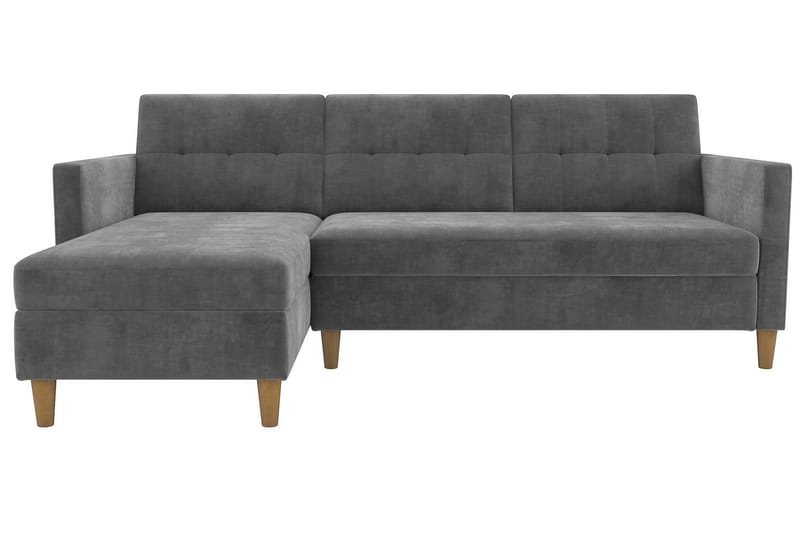 Hartford 3-sits Divansovesofa Grå - Dorel Home - Møbler - Sofaer - Sovesofaer - Sovesofa divan