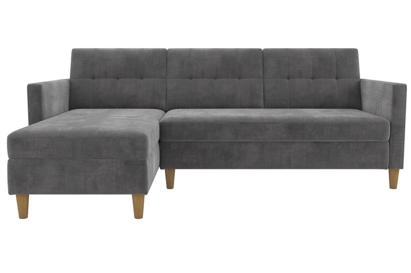 Hartford 3-sits Divansovesofa Grå - Dorel Home - Sovesofa divan - Sovesofaer