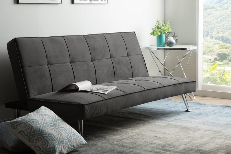 Hasle Sovesofa 168 cm - Grå - Møbler - Sofaer - Sovesofaer