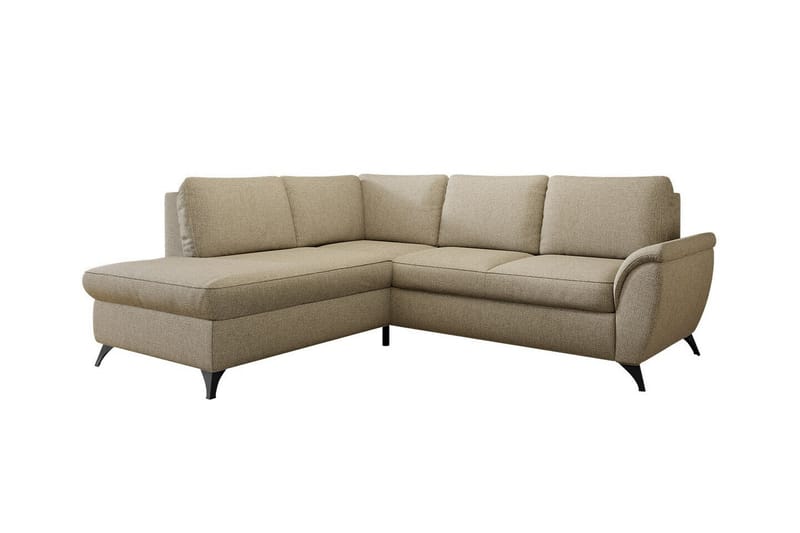 Hereford 3-seters Hjørnesovesofa - Beige - Sovesofaer - Hjørnesovesofa