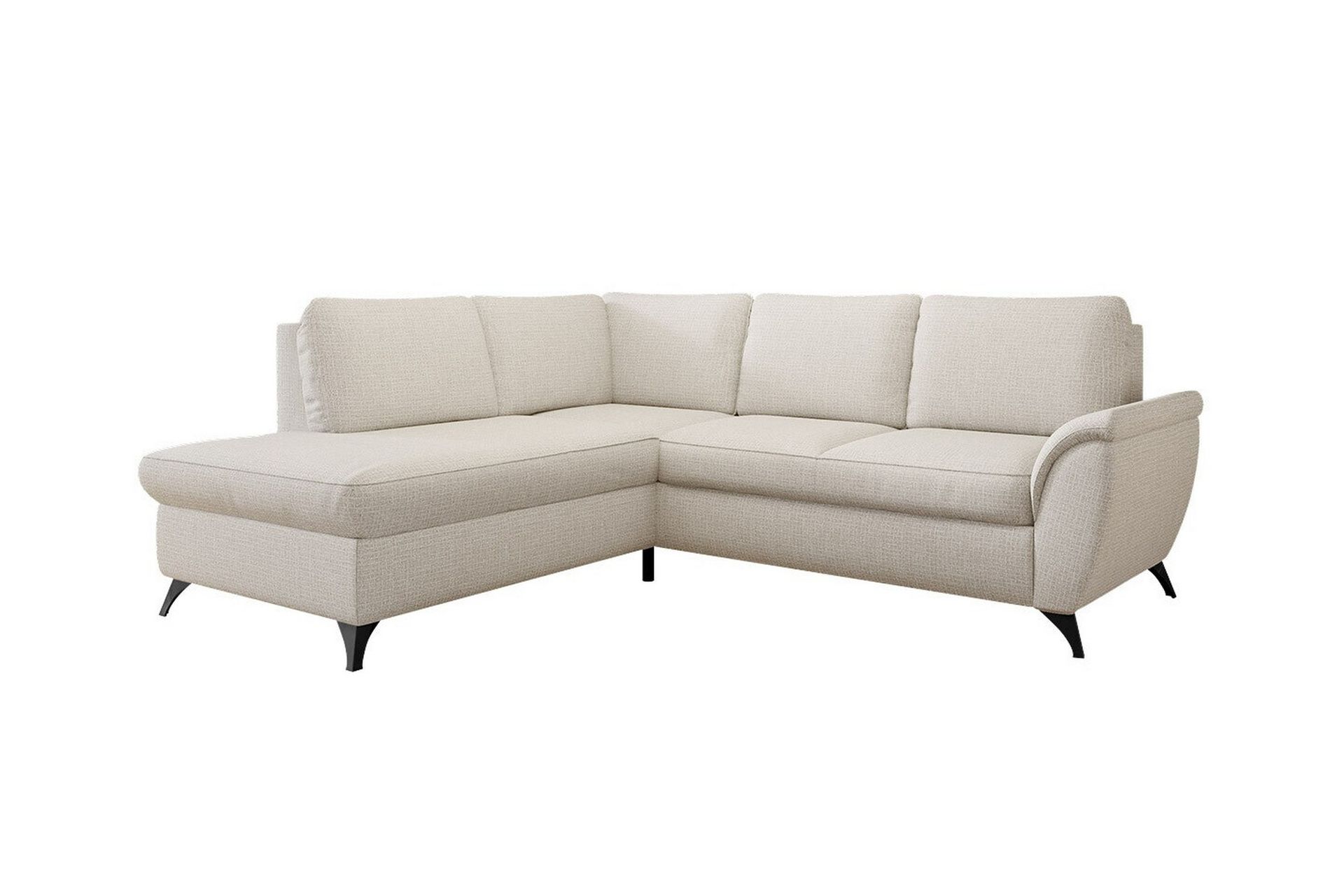 Hereford 3-seters Hjørnesovesofa - Beige/Lys Beige - Møbler - Sofaer - Sovesofaer