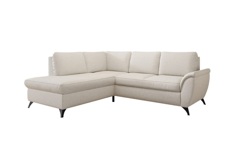 Hereford 3-seters Hjørnesovesofa - Beige/Lys Beige - Møbler - Sofaer - Sovesofaer