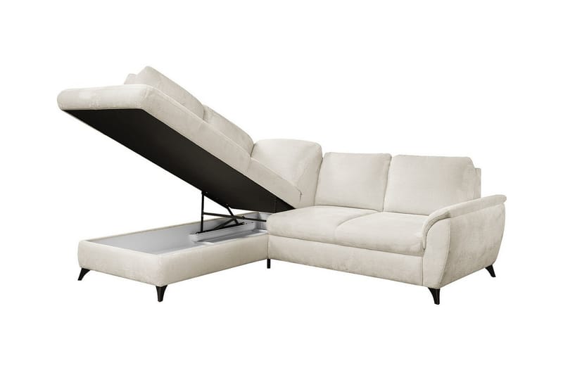 Hereford 3-seters Hjørnesovesofa - Beige/Lys Beige - Sovesofaer - Hjørnesovesofa