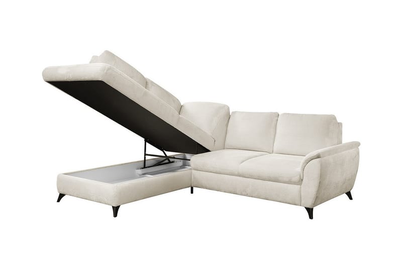 Hereford 3-seters Hjørnesovesofa - Brun - Møbler - Sofaer - Sovesofaer