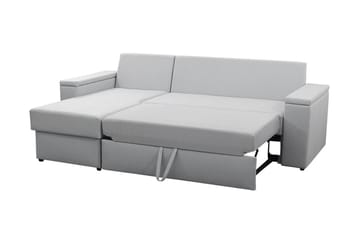 Herosa 3-seters Sovesofa med Divan med Oppbevaring - Grå - Møbler - Sofaer - Sovesofaer