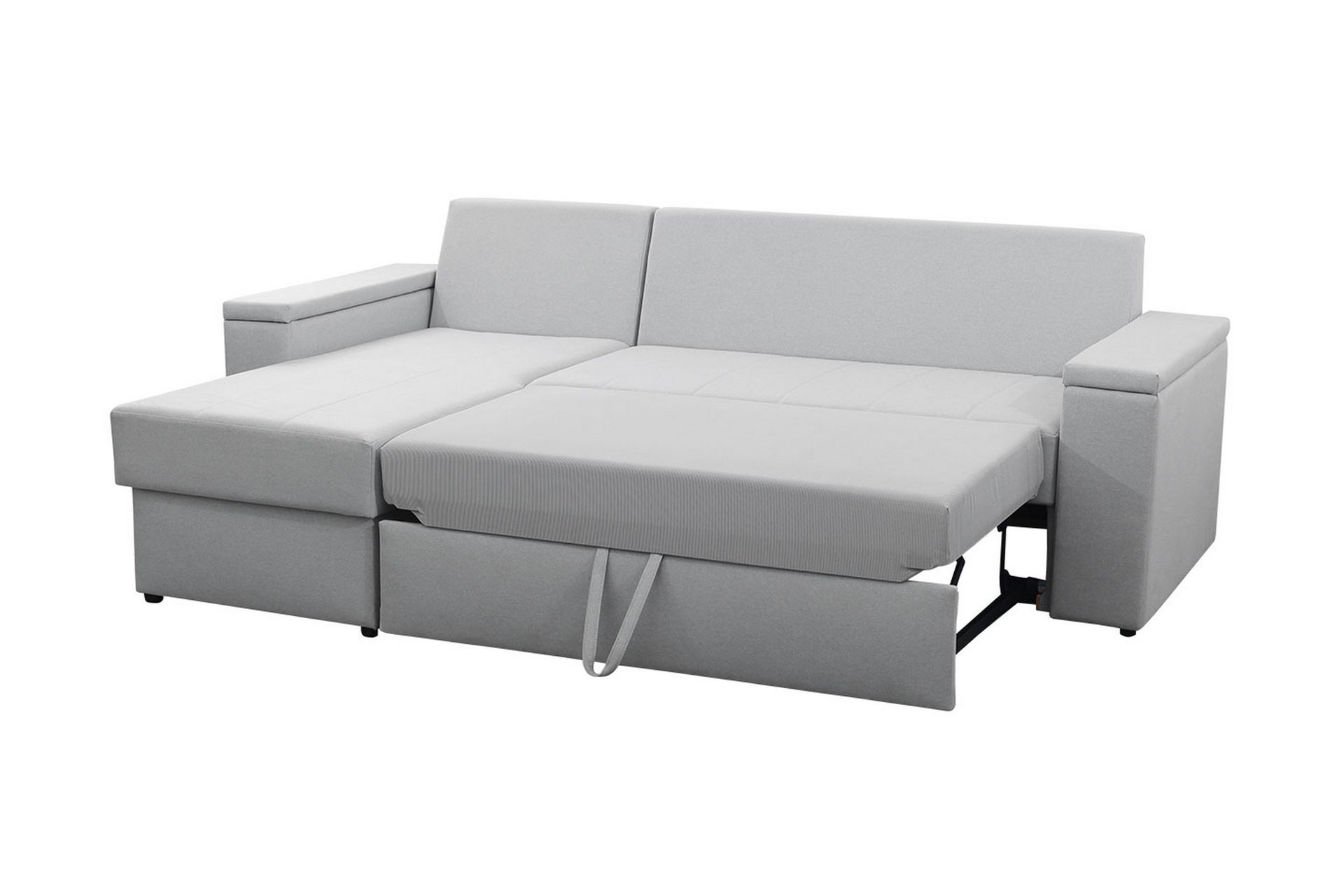 Herosa 3-seters Sovesofa med Divan med Oppbevaring - Grå/Rosa - Møbler - Sofaer - Sovesofaer