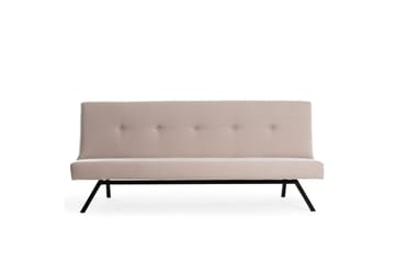 Hetalia 3-seter Sovesofa 102x180 cm i Stoff - Beige - Møbler - Sofaer - Sovesofaer