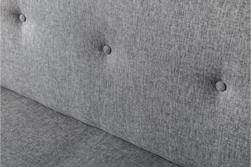 Hetalia 3-seter Sovesofa 102x180 cm i Stoff - Grå - Møbler - Sofaer - Sovesofaer