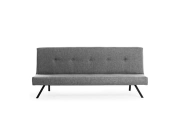 Hetalia 3-seter Sovesofa 102x180 cm i Stoff - Grå - Møbler - Sofaer - Sovesofaer