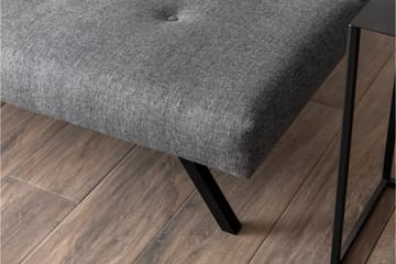 Hetalia 3-seter Sovesofa 102x180 cm i Stoff - Grå - Møbler - Sofaer - Sovesofaer
