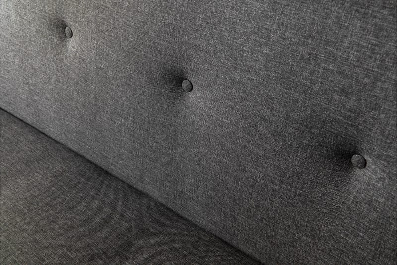Hetalia 3-seters Langsgående Sovesofa 102x180 cm i Stoff - Mørkegrå - Møbler - Sofaer - Sovesofaer