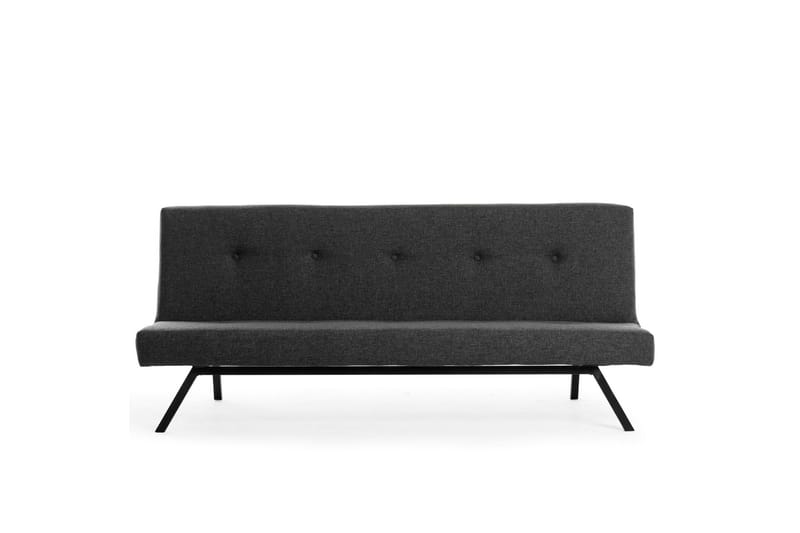 Hetalia 3-seters Langsgående Sovesofa 102x180 cm i Stoff - Mørkegrå - Møbler - Sofaer - Sovesofaer