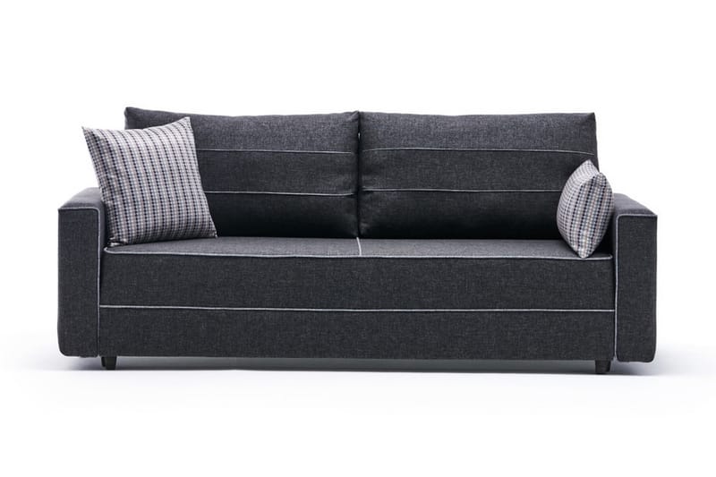 Highbank Sovesofa 3-seters 185x150 - Antrasitt - Møbler - Sofaer - Sovesofaer
