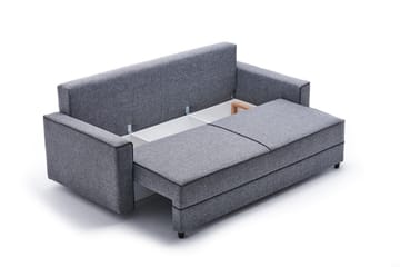 Highbank Sovesofa 3-seters 185x150 - Grå - Møbler - Sofaer - Sovesofaer