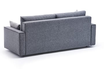 Highbank Sovesofa 3-seters 185x150 - Grå - Møbler - Sofaer - Sovesofaer