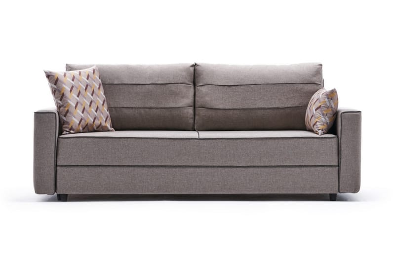 Highbank Sovesofa 3-seters 185x150 - Krem - Møbler - Sofaer - Sovesofaer