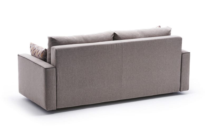 Highbank Sovesofa 3-seters 185x150 - Krem - Møbler - Sofaer - Sovesofaer