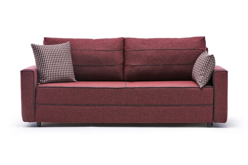 Highbank Sovesofa 3-seters 185x150 - Rød - Møbler - Sofaer - Sovesofaer