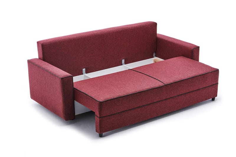 Highbank Sovesofa 3-seters 185x150 - Rød - Møbler - Sofaer - Sovesofaer