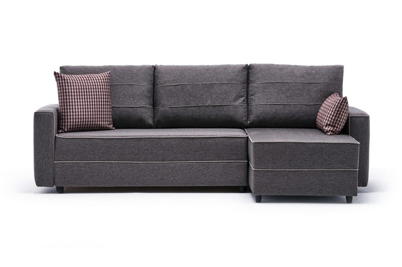Highbank Sovesofa m. Divan 4-seters 200x150 - Brun - Møbler - Sofaer - Sovesofaer