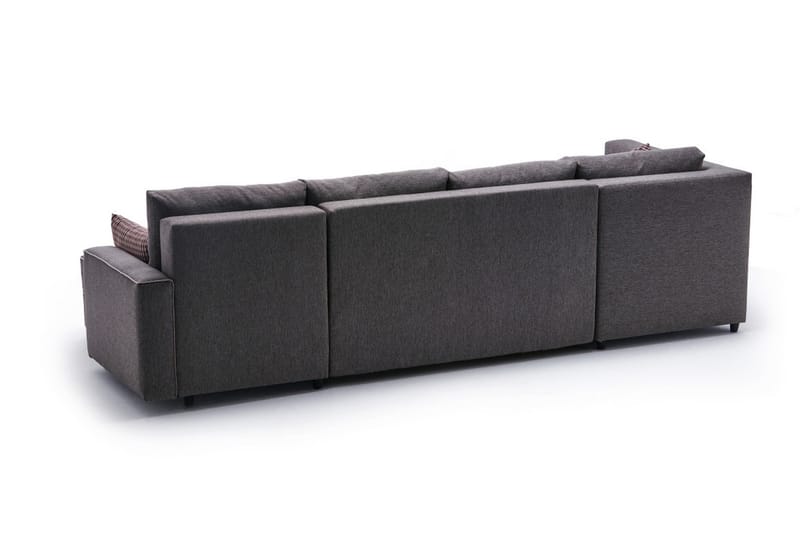 Highbank Sovesofa m. Divan 4-seters 200x150 - Brun - Møbler - Sofaer - Sovesofaer