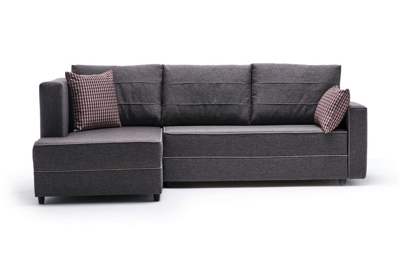 Highbank Sovesofa m. Divan 4-seters 200x150 - Brun - Møbler - Sofaer - Sovesofaer