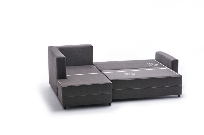 Highbank Sovesofa m. Divan 4-seters 200x150 - Brun - Møbler - Sofaer - Sovesofaer