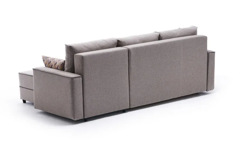 Highbank Sovesofa m. Divan 4-seters 200x150 - Krem - Møbler - Sofaer - Sovesofaer