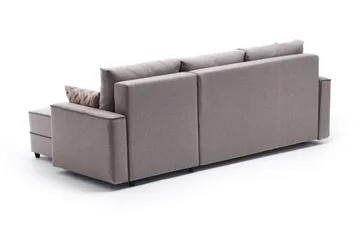 Highbank Sovesofa m. Divan 4-seters 200x150 - Krem - Møbler - Sofaer - Sovesofaer