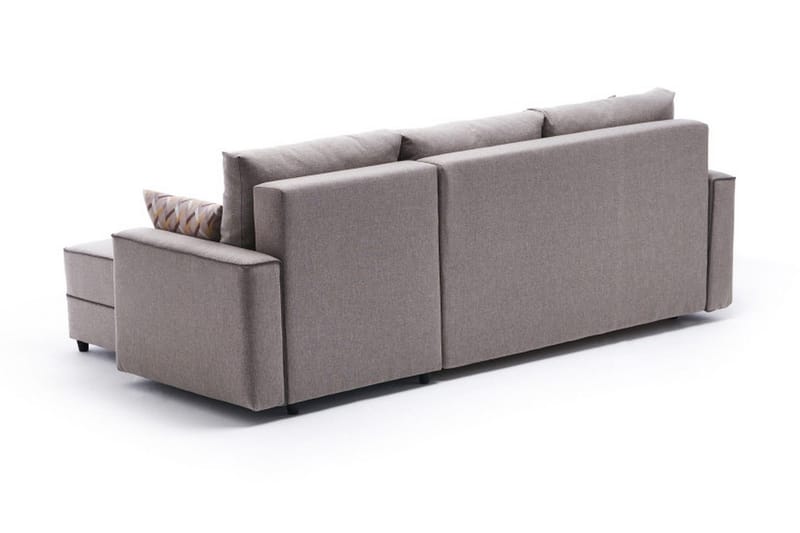 Highbank Sovesofa m. Divan 4-seters 200x150 - Krem - Møbler - Sofaer - Sovesofaer