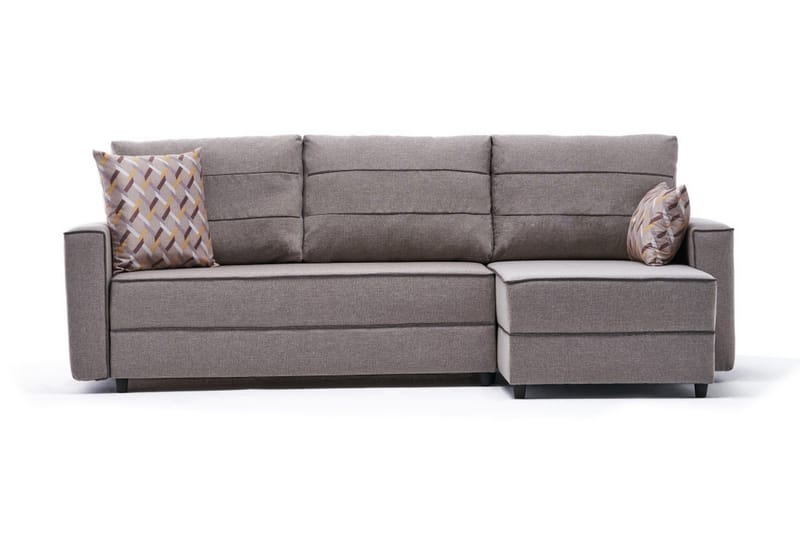 Highbank Sovesofa m. Divan 4-seters 200x150 - Krem - Møbler - Sofaer - Sovesofaer