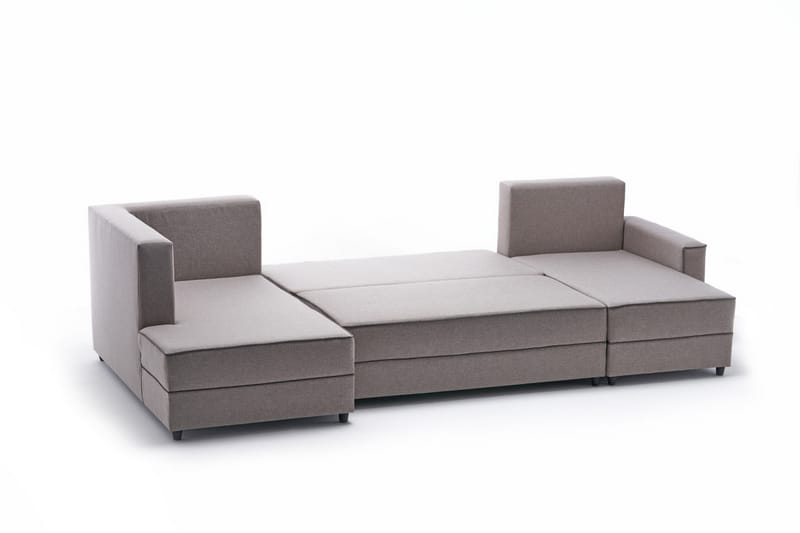 Highbank Sovesofa m. Divan 4-seters 200x150 - Krem - Møbler - Sofaer - Sovesofaer