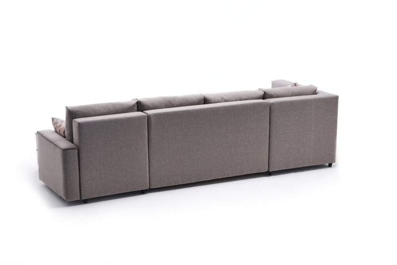 Highbank Sovesofa m. Divan 4-seters 200x150 - Krem - Møbler - Sofaer - Sovesofaer