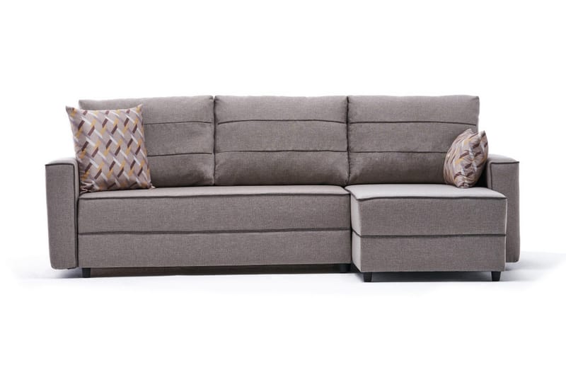 Highbank Sovesofa m. Divan 4-seters 200x150, Krem